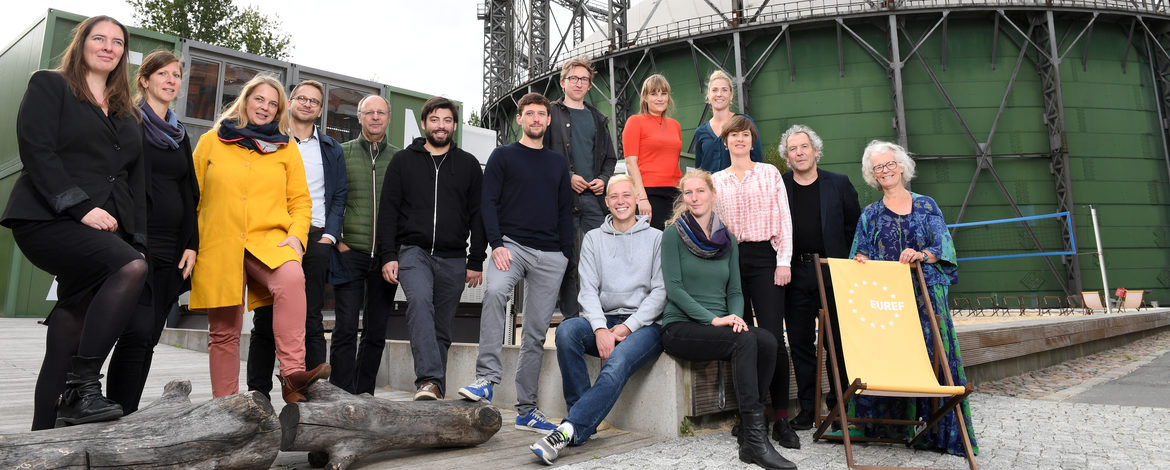 Das Team der Forschungsgruppe Wissenschaftspolitik auf dem EUREF Campus