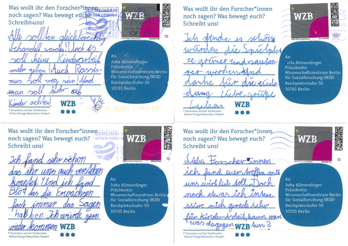Postkarte: Was ich der Sozialforschung noch sagen will